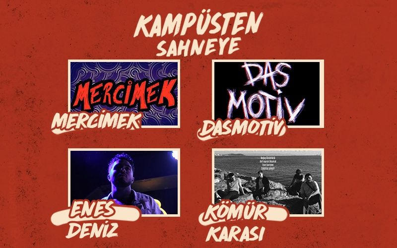 Kampüsten Sahneye 11 Kasım / The Wall Saloon Etkinlik Görseli - Sonbilet