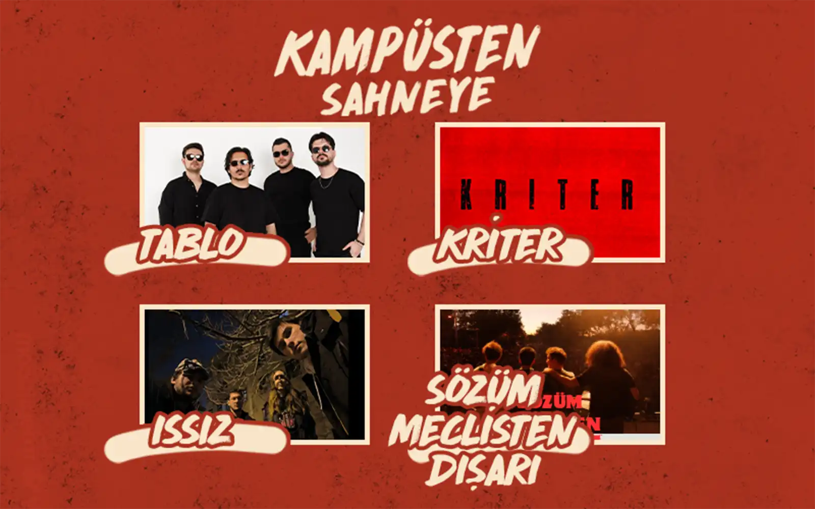 Kampüsten Sahneye 6 Kasım /  The Wall Etkinlik Görseli - Sonbilet